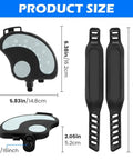 Pair Of Exercise Bike Pedals With Straps For Indoor Cycling And Stationary Or Recumbent Bikes 9 16 Inch Spindle Replacement Pedals Set size chart