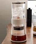 Premium Stainless Steel Cold Brew Drip Tower For Crafting Sick Iced Coffee And Bold Homemade Tea With Precise Adjustable Flow and detachable build view