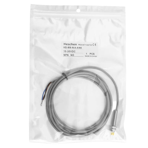 Packaging of 4mm Inductive Proximity Sensor Switch M8 Cylindrical Plug-and-Play Ready 10-30V DC 3-Wire NPN Normally Open
