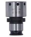 Sturdy Round Die Collet Chuck For Tapping Milling Works Securely Holds M3 M6 Dies With Hex Wrench Blackened Carbon Steel Tool