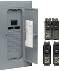 Rock Solid 100 Amp 120 240 Volt Electrical Load Center With 20 Spaces And 40 Circuits Combination Mount Main Breaker Panel Box.