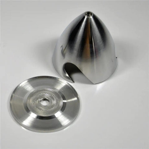 Machined Aluminum Alloy Spinner 1.5 Inch 38mm For Three Blade RC Airplane Propeller Pro Grade Durable Lightweight Silver Finish
