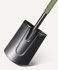 Heavy Duty Gardening Shovel With Flat Spade 47 Inch Steel Tool Ergonomic TPR Overmolded D Handle For A Steady Grip Welded All Steel