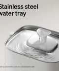 Cordless Cat Water Fountain With Long Lasting Battery App Monitoring 3L Capacity Dockstream 2 Pet Fountain With Stainless Steel Tray