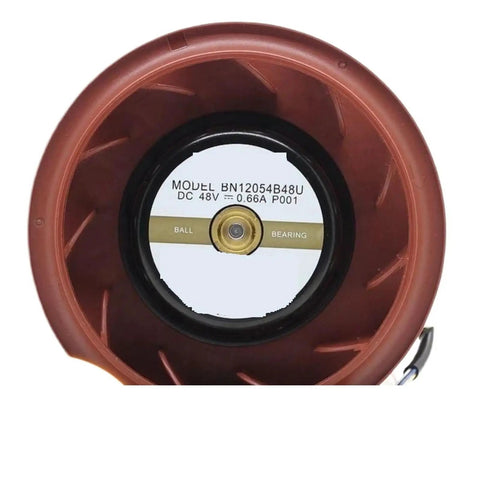 Beefy Industrial Grade Centrifugal Cooling Fan 48V 0.66A 120x120x54mm With PWM For Servers, Industrial Equipment, Power Supplies, Data Centers, And Tough Rackmount Applications, rear view