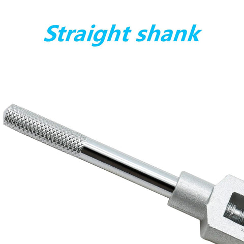 Adjustable Tap Wrench M3 M12 With One Sixteenth To One Half Inch Capacity Tap Handle And Reamer Tool close-up of steel shank