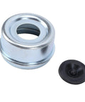 Beefed-Up Trailer Wheel Bearing Protector Hub Cap 2.72 Inch Metal Rubber Dust Cap Cover for Boat Marine Utility RV Axles