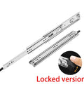Beefy Locking Drawer Slides With Smooth Glide And Quiet Operation, Heavy Duty 1 Pair for locked drawer release