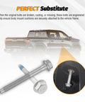 Cab Body Mount Cushion Bolt Kit 6 Pack 4.75 Inch Grade 10.9 Steel With Screws And Washers For Cadillac Cab Mounts Replacement Rugged Auto Grade Hardware installed under truck cab