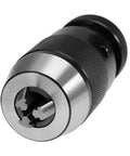 Self Tightening Drill Chuck With R8 Shank For CNC Drills And Lathes Spindle, Keyless Clamp, 1/32 To 5/8 Inch Clamping Range, 0.005 Inch Accuracy