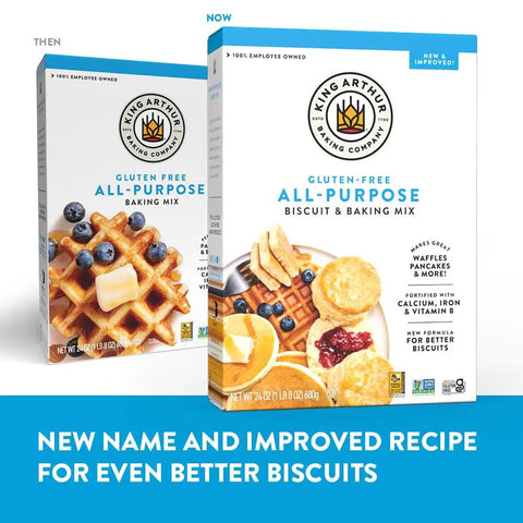 Gluten Free All Purpose Biscuit And Baking Mix Pack Of 6, 24 Oz Each, Non GMO Project Verified, Certified Kosher, product packaging