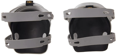 Ultraflex Non Skid Kneepads With Durable Plastic Shell Grey High Density Foam Inner Pad For All Day Comfort