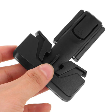 Kid Safe Refrigerator Locks 4 Pack No Tool Needed Quick Install Black ABS Material Keeps Little Hands Out Of Fridge And Cabinets Sleek Black Finish