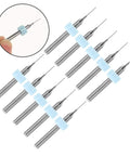 30Pc Printer Nozzle Unclogger Kit With Tungsten Steel Drill Bits for PCB and Circuit Board Cleaning