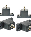 Heavy Duty Anti Vibration Mounts For Mini Split AC Outdoor Units Rubber Shock Absorber Foot Mounts Vibration Isolator Bracket For Condensers Sound Dampening 4 Pack