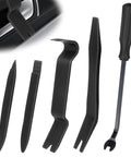5-Piece Auto Trim Removal Tool Set No Scratch Plastic Pry Tools For Car Doors Interior Panels And Fasteners