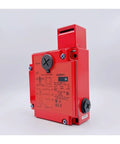 Rock Solid Industrial Safety Door Switch With Solenoid Guard Lock And Hardcore Interlock System Built For Heavy Use, red safety switch.