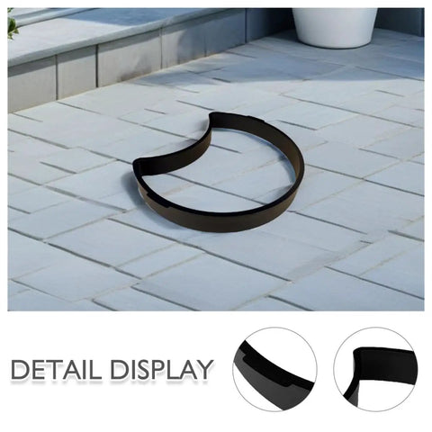 Crescent Shape Concrete Stepping Stone Mold For Garden Pathways And Patio DIY Paver Making Reusable ABS Plastic Cement Floor Mold