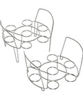 Stainless Steel Wire Egg Racks Set Of 2 For 6 Quart And 8 Quart Cookers Holds 7 Eggs Per Rack Stackable To 14 Eggs