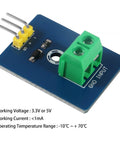 Close-up of 8 Pack Piezo Vibration Sensor Module Analog Ceramic Sensor for Arduino DIY Kit 3.3V 5V showing connectors
