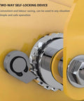 Close-up of two-way self-locking gear on Heavy Duty Hand Winch 2425 Lb 1100 Kg Manual Two Way Self Locking With 30 M Wire 98.4 Ft