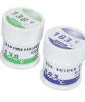 Two jars of Electronic Chip Solder Paste Fifty Gram Non Erosive Smooth Multifunctional Soldering Flux With Bright Joint For BGA IC PCBs CPUs LEDs TVs