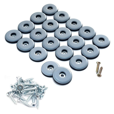 Durable Screw On Furniture Glides For Chair Legs And Cabinets Wood Floor Protection with screws and sliding pads