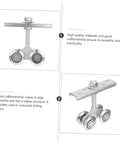 Heavy duty sliding door track roller delivers smooth, whisper-quiet operation for cabinets, closets, and industrial spaces, with durable plated wheels, stable support, easy installation, and reliable load-bearing performance.