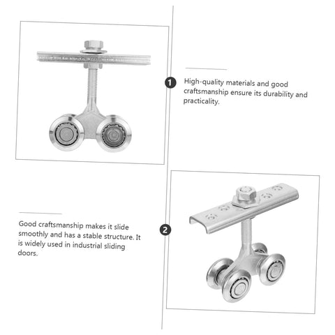 Heavy duty sliding door track roller delivers smooth, whisper-quiet operation for cabinets, closets, and industrial spaces, with durable plated wheels, stable support, easy installation, and reliable load-bearing performance.
