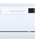 Top Notch Compact Countertop Dishwasher Fits Right Into Any Kitchen Scrubbing Dishes Clean Hassle Free With Energy Star Rating visible front view.