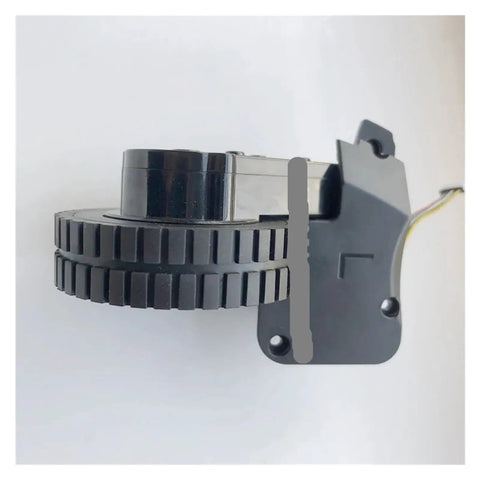 Side view of Robot Vacuum Wheel Assembly For C30B Series And XR500 830P 800T 820S 930S Replacement Parts with reinforced axle