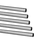 YTKavq 1/8 in OD 304 stainless steel tubing, 0.5 mm wall, 10 in length, 5-pack, side view