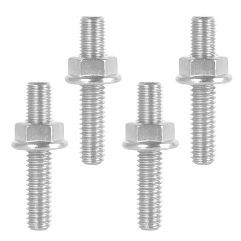 Stainless Steel Exhaust Stud Kit With Flange Nuts For 1984 2018 Big Twin Sportster XL Motorcycles Durable OEM Replacement Hardware Pack 8 Pieces