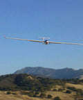Ready To Fly Brushless RC Plane Glider With 2.4GHz Control And Xpilot Stabilizer, 102 Inch Wingspan, flying over hills