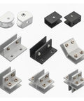 Heavy Duty Cabinet Shelf Clips 10 Pack Zinc Alloy Glass Clamp Holders For Panel Brackets And Furniture Shelves Durable Non Slip Hardware Clip Set Bundle