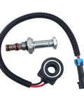 12V Solenoid Valve Coil And Hydraulic Spool Valve Stem Element Kit For Bobcat Skid Steer Loaders Replacement 6667687 6665004