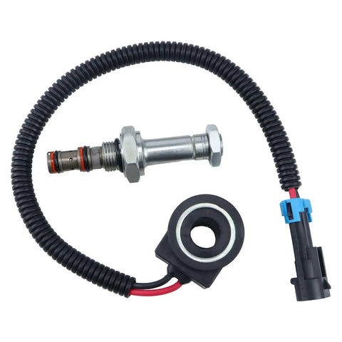 12V Solenoid Valve Coil And Hydraulic Spool Valve Stem Element Kit For Bobcat Skid Steer Loaders Replacement 6667687 6665004