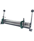 18-Inch Sheet Metal Bender with 18-Gauge capacity, dual-handle leverage, rust-resistant steel frame, ideal for ductwork and DIY projects