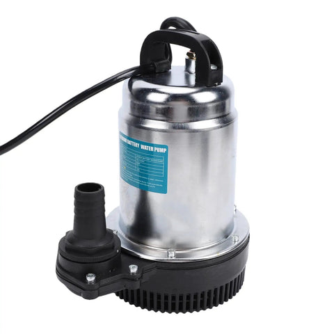 Badass Cordless Submersible Sump Pump Delivers 1003 GPH Power, stainless steel casing, designed for efficient water removal.
