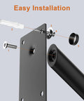 Installation parts for 20 Inch Stainless Steel Handrail For 1 To 3 Steps, 1.25 Inch Tube, Oil Rubbed White Safety Grab Bar