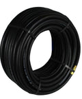 100 Foot Heavy Duty Badass Rubber Air Hose 3/8 Inch NPT Fitting 250 PSI Rated Kink Resistant Flexible EPDM Pipe For Air Compressor And Tools Garage Shop Industrial Sick Premium Quality Workhorse Gear No BS Durability coiled black hose