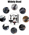 7 Piece Vacuum Attachment Kit With Crevice Tool, Horsehair Round Brush, Upholstery Tool, utility nozzle, showcased in use