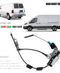 Door Latch Assembly With Cable And Rod For Ford Econoline E150 E250 E350 Vans 1992 2019 Rear Right Side
