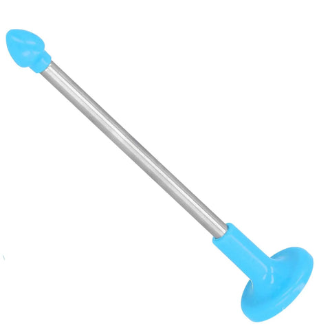 Golf Alignment Rods Swing Trainer And Alignment Aid With Telescoping Sections And Magnetic Base For Precise Practice Portable Golf Direction Tool Yellow And Blue, blue section focused
