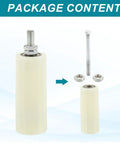 Sliding Gate Guide Roller Set 4.7 By 2 Inches Adjustable Nylon Rollers For Sliding Doors And Gates White Durable No Fuss Install