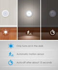 Features of Upgraded 3.15 Inch Motion Sensor LED Night Light Cordless Battery Operated Stick On For Closet Stairs Under Cabinet Hallway Kitchen