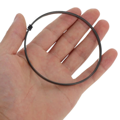 Premium Nichrome Heating Element For Heat Sealing Machines Silver Replacement Strip in hand, showing size and flexibility.