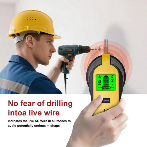 Dead On Accurate Five In 1 Stud Finder And Wall Scanner Built To Snag Wood Framing Metal Pipes Live Ac Wires Hidden Behind Drywall With Bright Lcd Screen And Sharp Audio Pulse For Zero Drama Diy Remodels And Straightforward Home Repairs