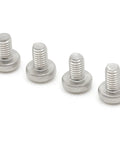 License Plate Screws For Audi VW Mercedes That Really Fit M6-1.0 x 10mm Stainless 18-8 A2 Grade Bolts For Rear Mount Pack Of 4