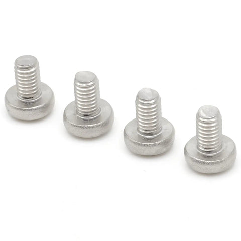 License Plate Screws For Audi VW Mercedes That Really Fit M6-1.0 x 10mm Stainless 18-8 A2 Grade Bolts For Rear Mount Pack Of 4